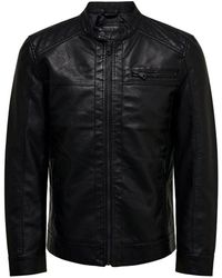 Black Polyurethane Jacket