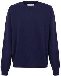 Herren Bekleidung Pullover und Strickware Rundhals Pullover Sparen Sie 30% Jil Sander Baumwolle Bermuda-Shorts aus Baumwolle in Blau für Herren 