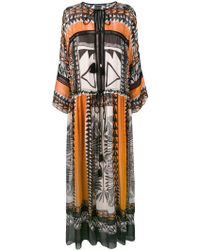 Alberta Ferretti Multicolour Silk Dress