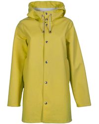Stutterheim Cotton Trench Coat - Yellow