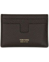 Tom Ford Herren andere materialien brieftaschen - Schwarz