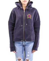 Tommy Hilfiger Blue Cotton Sweatshirt