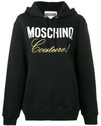 Moschino Black Cotton Sweatshirt