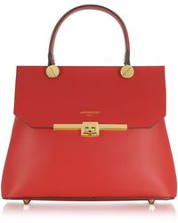 Le Parmentier Red Leather Handbag - Lyst