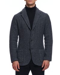 Lardini Wolle blazer - Grau