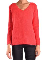 Ermanno Scervino ROT WOLLE PULLOVER