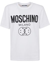 Moschino Andere materialien t-shirt - Weiß