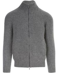 Drumohr Wool Cardigan - Grey