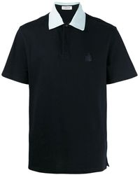 Lanvin Cotton Polo Shirt - Blue