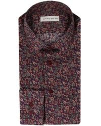 Etro Red Cotton Shirt