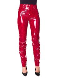 Iceberg Polyester Pants - Red