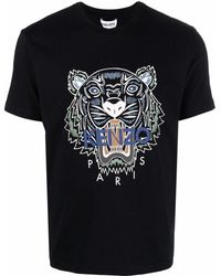 KENZO Logo-print Short-sleeve T-shirt - Black