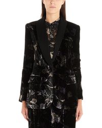 Diane von Furstenberg SCHWARZ VISKOSE BLAZER
