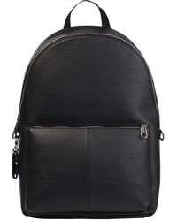 calvin klein men's leather backpack