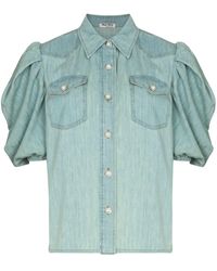 Miu Miu Shirts for Women - Up to 47% off at Lyst.com