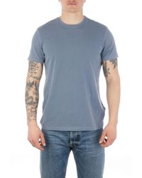 Majestic Filatures Baumwolle Baumwolle t-shirt in Blau für Herren Herren Bekleidung T-Shirts Kurzarm T-Shirts 