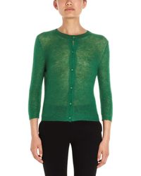 Max Mara Studio Green Polyamide Cardigan