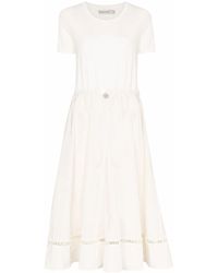 Moncler Polyester Dress - White