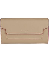 Marni LEDER BRIEFTASCHEN - Natur