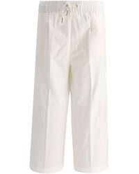 Fabiana Filippi Other Materials Trousers - White
