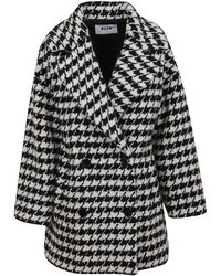 MSGM White Wool Coat