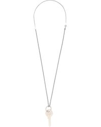 Maison Margiela Silver Silver Necklace - Metallic