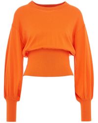 Kaos Andere materialien sweater - Orange
