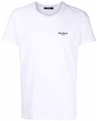 Balmain T-Shirt aus Bio-Baumwolle - Weiß