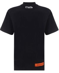 Heron Preston T-neck T-shirt - Black