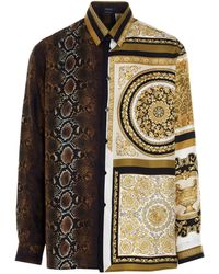camicia versace maniche corte