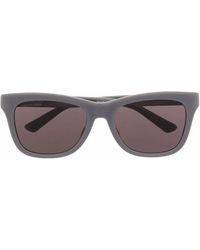 Balenciaga Slide Sonnenbrille mit D-Gestell - Grau