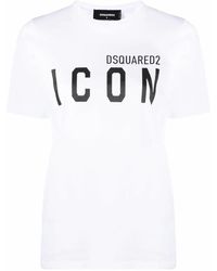 DSquared² 'Icon' T-Shirt - Weiß