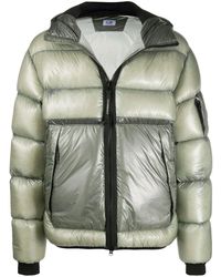 cp goggle puffer jacket