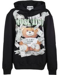 Moschino Black Cotton Sweatshirt