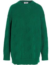 balenciaga pullover grün