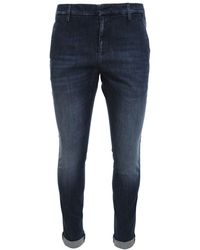 Dondup Baumwolle Baumwolle jeans in Blau für Herren Herren Bekleidung Jeans Jeans mit Gerader Passform 