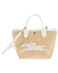 Longchamp Damen andere materialien handtaschen - Natur