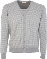 Altea Grey Cotton Cardigan - Gray