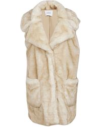Dondup Beige Polyester Vest - Natural