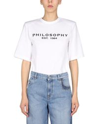 Philosophy Andere materialien t-shirt - Weiß