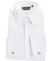 Corneliani 81e0828111102084 Cotton Shirt - White