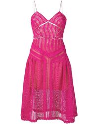 Self-Portrait Kleider justiz - Pink