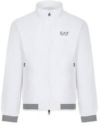Emporio Armani Polyamide Outerwear Jacket - White