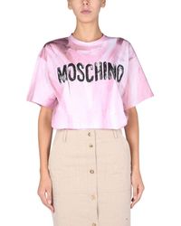Moschino - Andere materialien t-shirt - Lyst