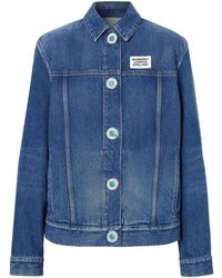 Burberry Cotton Jacket - Blue