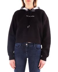 Calvin Klein Black Cotton Sweatshirt