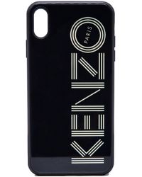 KENZO Black Synthetic Fibres Cover