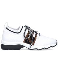 fendi lace up sneakers