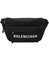 Balenciaga Black Polyester Belt Bag