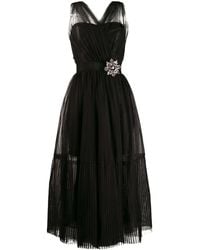 Pinko Black Polyester Dress